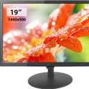 Prechen 19 Inch TV Flat Screen 1440 * 900 HD Widescreen TV with ATSC Tuner Antenna,Remote/HDMI/USB/AV/VGA Input, Suitable for Kitchen Bedroom RV Camper (No Smart TV)