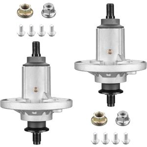 GY20454 Spindle Fit for John Deere Mower - Spindle Assembly Fit for John Deere LA135 LA115 LA125 LA105 LA130 D140 D130 D105 D110 L110 X110 42" 48" Lawn Mower Tractor, Replace GY20962, 2 Pack