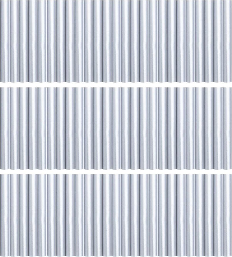 Gartful Full Size Hot Glue Sticks - 0.43" x 3.9", Silver Hot Glue Gun Sticks, Large Hot Melt Glue Sticks for Wax Sealing, DIY Craft, General Repair, Gluing Project, Christmas Gift, Decoration, 72-Pack