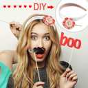 SIQUK 30 Pieces Satin Headbands 1 Inch Hard Headband Non-slip Colorful Headband DIY Hair Headbands for Women (Multicolor)