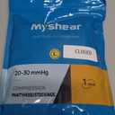 Medical Compression Pantyhose for Women Men, 20-30 mmHg Graduated Compression Tights, Closed Toe Compression Stockings, Support Hose, High Waist Compression Leggings for Varicose Veins, Edema (Large, Black)