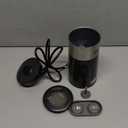 DREO Milk Frother, 8-in-1 Electric Stainless Steel Frother for Latte Art Microfoam and Coffee, 9oz/270ml Warm and Cold Foam Automatic Frothers, LED, Easy to Clean (Midnight Black)