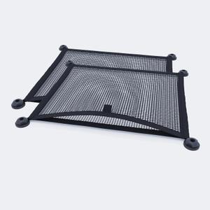 2 Pack Small Cargo net Pocket, Elastic mesh Netting, Storage, Organizer for RV, Bus, Camper, Boat, Household etc. (Set of 2)