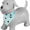 Kindsgut Bouncy Animal Hopper Dog for Children, Designed in Germany, Playful and Modern Colors, air Pump Included, Indoors and Outdoors