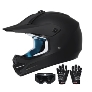 Roozo Youth Dirt Bike Helmet XL DOT Full Face ATV Motocross  Size M