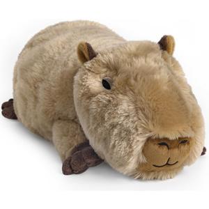 Capybara Stuffed Animals, Microwavable Stuffed Animal Adorable Fluffy Capybara Plush for Warmth Comfort, Heatable Coolable Lavender Scent Toy, Cute Soft Plushie Gift for Kids Adult & Children Boy Girl