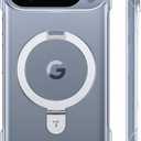 TORRAS Slim for Google Pixel 10 Pro XL Case Clear, Fit for MagSafe, Open Edge Frame, Phone Case for Pixel 10 Pro XL with Stand, Ultra Thin Minimalist, Never Yellowing, Shockproof Corner Cover, Clear