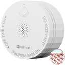 Heiman Smoke Detector, Photoelectric Fire Alarm, 10-Year Battery Powered Smoke Alarms for Home, UL 217 10th Ed. Certified, Portable Small Compact, Test Silence Button & Low Battery Warning, RV, Travel, Exp Date: 2035 Nov 20
