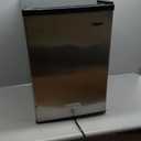Whynter CUF-210SS Upright Small Mini Freezer with Lock for Bedrooms, Dorms, Garages, Offices, 2.1 Cubic Feet, Stainless Steel