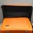 Hard Shell Luggage Sets with Spinner Wheels 4 Piece, Expandable Large Suitcases with TSA Lock, Travel Large Suitcase Set, Navy Luggage Set (Orange)