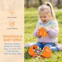 Qudoustar 100 Pack 2.4 Inch Fillable Plastic Easter Eggs Bulk Includes 6 Surprise Golden Eggs, Bright Colors Empty Eggs for Easter Hunt Basket Stuffers Party Favors Classroom Prize