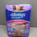 Always Discreet Adult Diapers for Women, Incontinence Underwear, Postpartum Essentials, Disposable Briefs, Max Absorbency, Bladder Leak Protection, Large, 76ct