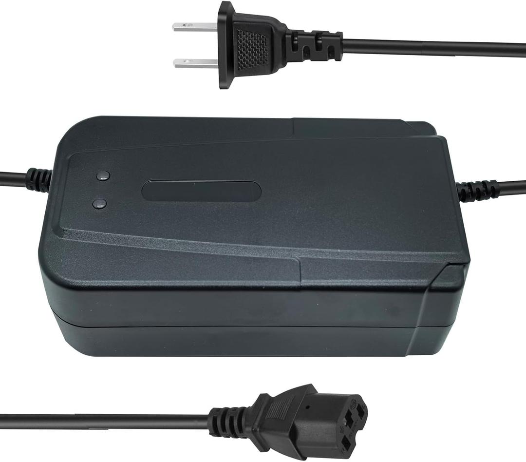 72V 3A Charger 3-Pin Plug for 60V 20AH 32AH AGM Gel SLA Big Electric Scooters, eWheels EW-52 EW-54, Go-Karts, Big Toys, 60V Lead Acid (SLA) Battery