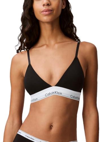 Calvin Klein Modern Cotton Lightly Lined Triangle Bralette Black M