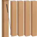 Magicheap 5 Pack Golf Club Shipping Boxes, 48x4x4 Inch Tall Corrugated Cardboard Golf Club Box for Shipping Packaging Moving Mailing