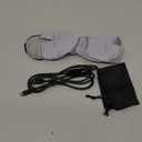 Heated Eye Mask  Warm Compress for Dry Eyes, USB Electric Heating Pad for Stye & Chalazion Eye Treatment, Eye Sleep Mask for Dark Circles and Puffiness Relief (Gray)