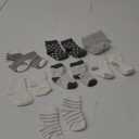 Touched by Nature Unisex Baby Organic Cotton Socks (0-6 Months, Charcoal Stars)