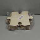 30 Pcs 8x10 Inch Large Blank Wooden Puzzle Pieces for Crafts DIY Make Your Own Puzzle to Draw on Unfinished Large Jigsaw Valentine's Day DIY Arts and Crafts Projects and Gift