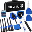 Viewsun Windshield Cleaner Tool, 14Pcs Car Interior Cleaning Kit, Car Detailing Kit Interior Cleaner, Car Detailing Brushes, Car Cleaning Gel, Inside Cleaning Supplies Accessories for Women Men