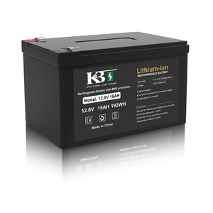 KBT 12.8V 15Ah Rechargeable Lithium-ion Replacement Battery with 12V Charger