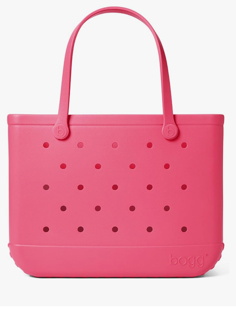 BOGG BAG - Original, Extra Large Tote Bag - 19in L x 9in W x 14in H - Lightweight, Washable, Durable - All Purpose EVA pink