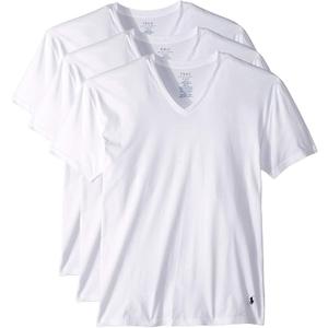 POLO RALPH LAUREN Men's Classic Fit Cotton V-Neck Undershirt 3-Pack (XX-Large)