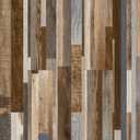 Peel and Stick Flooring, 37-Pack (54 Sq.Ft) Wood-Effect Vinyl Flooring, Waterproof Flooring Planks for Bedroom, Living Room, Kitchen, Multi Colour
