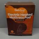Bearhug Electric Heated Mattress Pads King Size Dual Controllers 78”×80” Waterproof Bed Warmer 21” Deep Pocket 10 Heat Settings 12-Hour Timer Machine Washable White