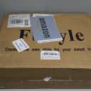 Wood Nightstand with Charging Station, Bedside Table with Fluted Drawers and Outlet, Boho Night Stand for Bedroom, Living Room, Office (Rustic Walnut)