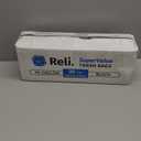 Reli. 95 Trash Bags Heavy Duty | 30 Trash Bags | Super Sizeable for Serious Garbage Cleanup (Black)