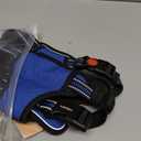 rabbitgoo Dog Harness Medium Sized, No Pull Pet Harness with 3 Buckles, Adjustable Soft Padded Vest with Control Handle, Walking Reflective Pet Vest for Medium Dogs, Blue, M