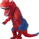MARVEL Spider-Rex Adult Inflatable Costume - Inflatable Jumpsuit with Built-In Fan, Gloves, and Battery Box