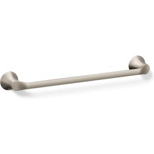 Kohler 27393-BN Simplice 18" Towel bar, Vibrant Brushed Nickel