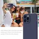 MCFANCE Magnetic for iPhone 13 Pro Max Case, Compatible with MagSafe, [Full Camera Protection] Anti-Scratch Microfiber Lining Phone Case, 6.7" 2021, Navyblue