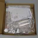 Cupcake Stand - 3 Tier Cupcake Tower with Rechargeable Light- Acrylic Cupcake Holder for 24 Cupcakes-7 Color Cupcake Display Stand- Clear Dessert Display Stand for Party