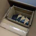 Famiware Porcelain kitchen plates and bowls set, Modern dishes set for 4, Handmade Wave Edge Dinnerware Sets, Microwave and Dishwasher Safe Tableware, Glossy-black, (16pc)