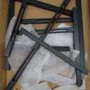 Elevated Dog Bowl Stand for 2 Bowls, Adjustable Width Metal Raised Dog Bowl Stand for Medium & Large Dogs,Fits for Bowls Width 9"-12.5" (Bowls Not Included)