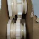 1.25" Female ABS Bulkhead Fitting, Plastic Water Tank Connector Adapter Fitting with Plugs for Outdoor rain Barrel Garden Hose Adapter Spigot kit Water Tank Gallon Drain Bucket(Set of 2)