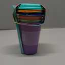 4 Pack Manna Kids Reusable Color Changing Tumbler & Straw Set