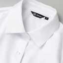 Women's Button Down Shirts Pleated Wide Sleeves Blouse Cuff Buttons Casual & Work Top (White), Small