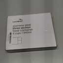 LunchBots Large Trio Stainless Steel Lunch Container -Three Section Design for Sandwich and Two Sides - Metal Bento Lunch Box - Eco-Friendly - Stainless Lid - Green Dots