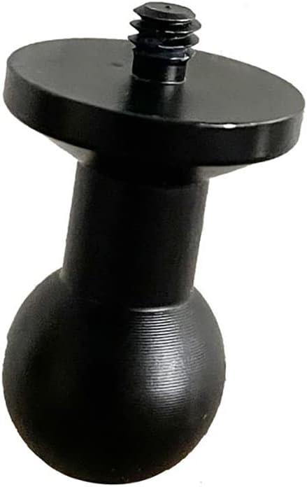 FEICHAO 20mm/17mm/15mm/13mm to 1/4 Screw/Hole Ball Head Mount Adapter for Action Camera Photography Accessories (20mm to 1/4 Screw)