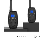 Walkie Talkies for Adults, M880 FRS Two Way Radio Long Range with VOX Belt Clip/Hand Held Walky Talky with 22 Channel 3 Mile for Family Home Cruise Ship Camping Hiking (Black 2 in 1)