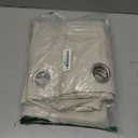 jinchan Curtains Linen Textured Casual Weave Curtains for Living Room Beige 90 Inches Long 2 Panels Grommet Top Light Filtering Window Drapes Panels for Bedroom Drapes Heathered Beige