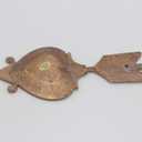 Funly mee Antique Trinket Dish Vintage Love arrow Gold Jewelry Tray, Marriage Ring Holder 8 x 3.3 inches