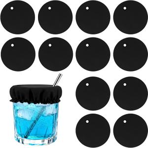 12 Pack Reusable Cup Covers for Alcohol Protection,Washable Elastic Drink Protector for Women,Party & Nightclub Safety Essentials