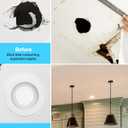 Sunco 24 Pack Goof Rings for 6 Inch Recessed Lights, Flush Mount White Can Light Trim Ring Cover, Outer Diameter 8.6 Inch, Inner Diameter 6.2 Inch, Paintable Surface, Matte Finish.