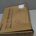 2-in-1 Drive-Thru Tray: Car Food Tray, Wood Car Trays for Eating in Parked Car, Car Desk for Laptop, Car Cup Holder Tray for Road Trip, Taxi, RVs, Truck Drivers