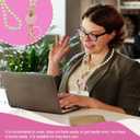 2 x 2Pcs teacher lanyard with id holder teacher lanyard With 6 tassels (purple, pink, beige) and 4 ID. covers (2 white and 2 pink)