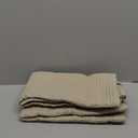 PHF 100% Cotton Waffle Pillow Shams King Size, 2 Pack 20" x 36" Soft Skin-Friendly Pillowcases, No Filling, Aesthetic Woven and Breathable Waffle Weave Pillow Case Covers for Bed, Oatmeal